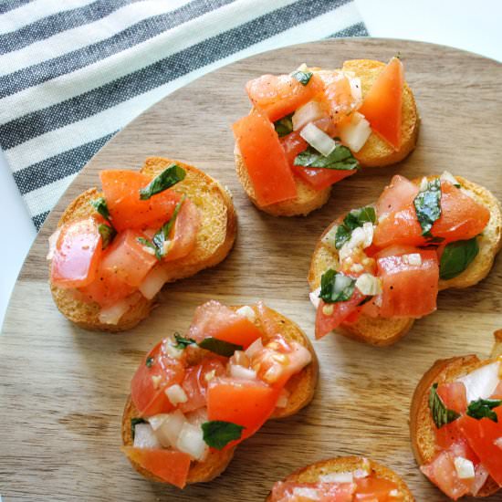 Tomato Bruschetta - Recipe photo by lifeshelives