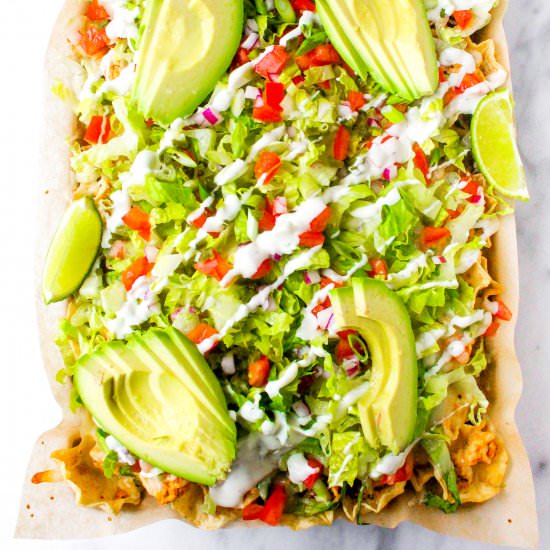 The Best Chicken Ranch Nachos - Recipe photo by yestoyolks