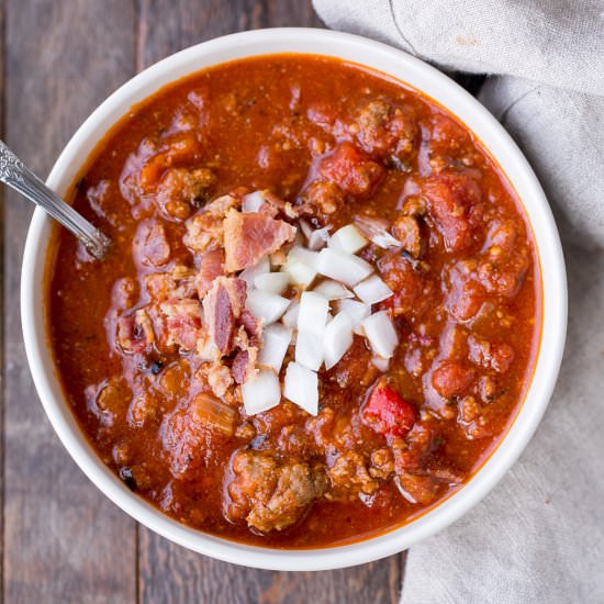 Paleo Chili - Recipe photo by bakerita