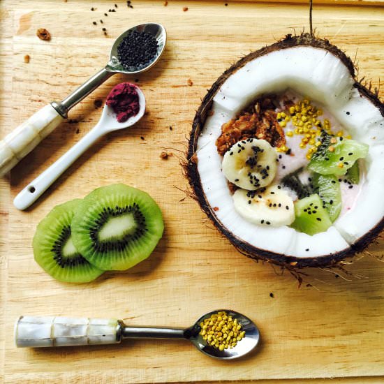Acai Berry Bowl - Recipe photo by Kitchen Therapy