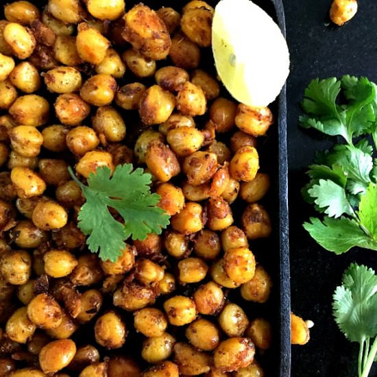 Pan Roasted Tandoori Chole/Chickpea - Recipe photo by CurryandVanilla