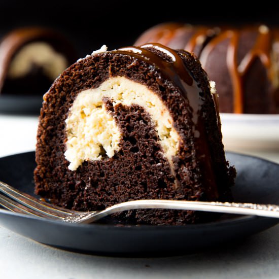 Chocolate Cream Cheese Bundt Cake - Recipe photo by sallysbakingaddiction