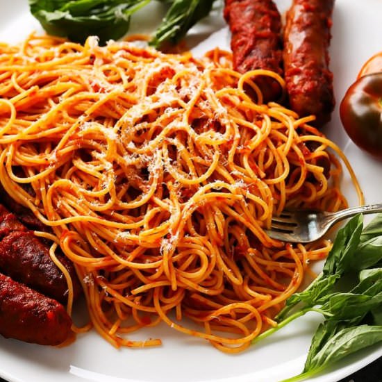 Authentic Italian Sunday Gravy - Recipe photo by platingsandpairings