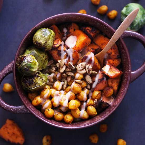 Winter Veggie Bowl - Recipe photo by zenandzaatar