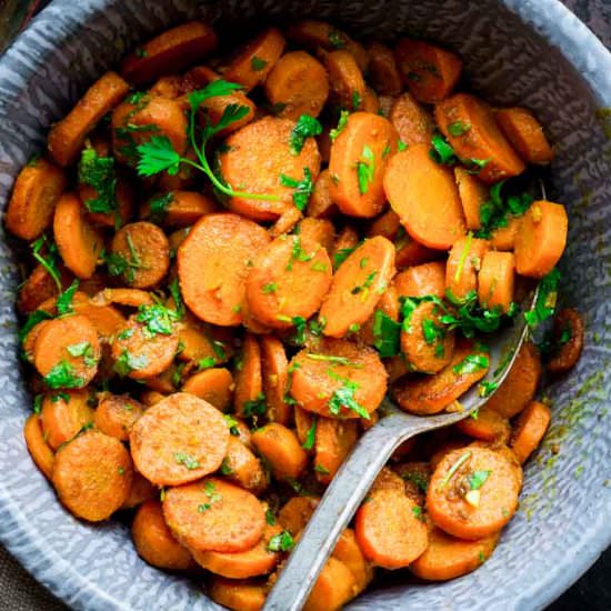 Hot Moroccan Carrots - Recipe photo by healthy seasonal recipes