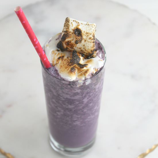 Frozen Wild Blueberry Hot Chocolate - Recipe photo by jennyrawn