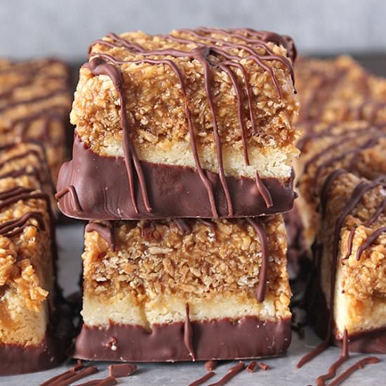 Paleo Samoa Cooke Bars - Recipe photo by goldenbarrel