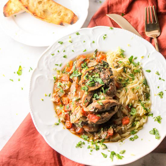 Veal Osso Buco - Recipe photo by lisasdinnertimedish