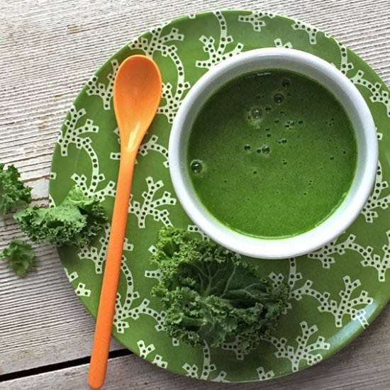 Kale, Pineapple and Ginger Smoothie - Recipe photo by Gluts and Gluttony