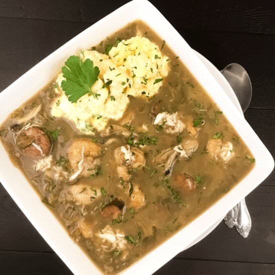 Paleo Louisiana Seafood Gumbo - Recipe photo by asprinklingofcayenne