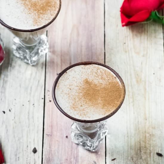 Chocolate Almond Martini - Recipe photo by eatlovenamaste