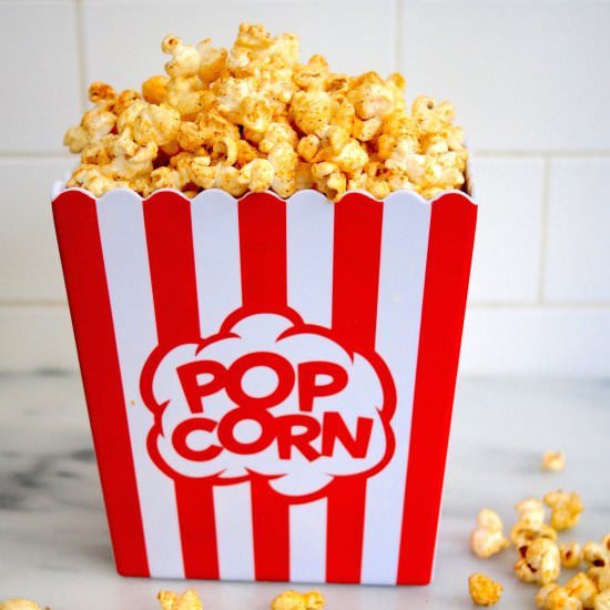 Stove Top Taco Popcorn - Recipe photo by MomsKitchenHandbook