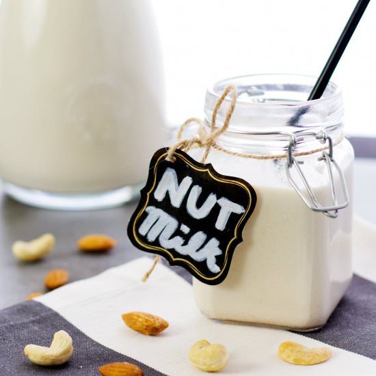 Homemade Cashew & Almond Milk - Recipe photo by servingrealness