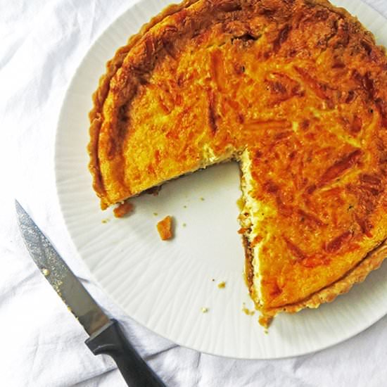 Cheese and Red Onion Quiche - Recipe photo by olivetreekitchen