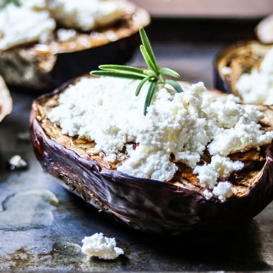 Baked Eggplant Boats - Recipe photo by rebelskitchen