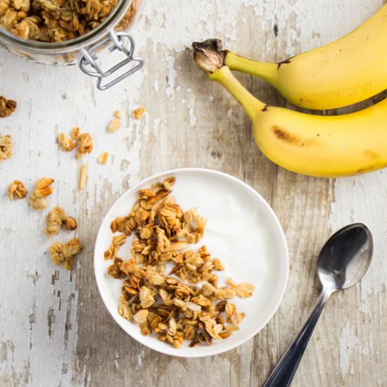 Crunchy Banana Bread Granola - Recipe photo by Valeries Keepers