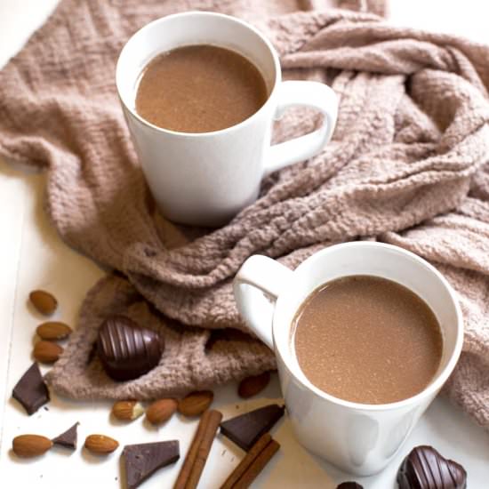 Cozy Superfood Hot Chocolate - Recipe photo by KitchenOfEatin