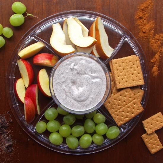 Creamy Vegan Fruit Dip - Recipe photo by abiteofinspiration