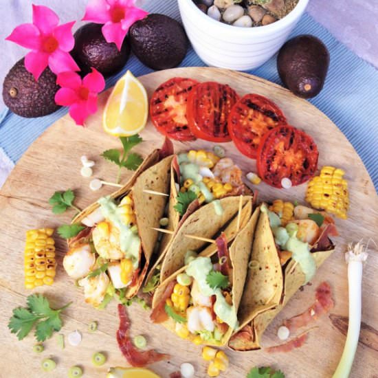 Soft Baja Fish Tacos - Recipe photo by The Cooking Spoon