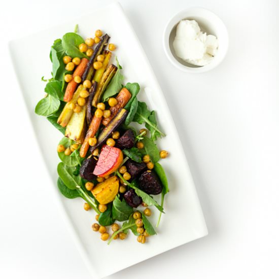 Beet, Carrot and Chickpea Salad - Recipe photo by sidewalkshoes