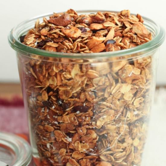 Cacao Cashew Granola - Recipe photo by aslolife