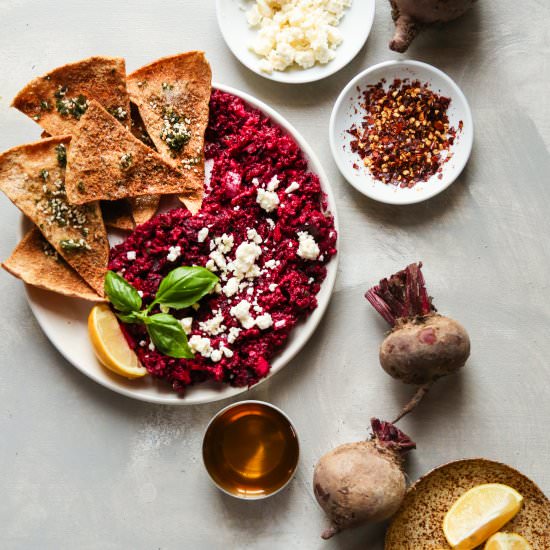 Beet Tapenade - Recipe photo by ProbablyBaking