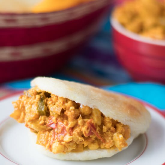 Vegan Breakfast Arepas - Recipe photo by thymeandlove