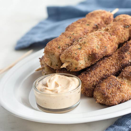 City Chicken - Recipe photo by lowcarbmaven