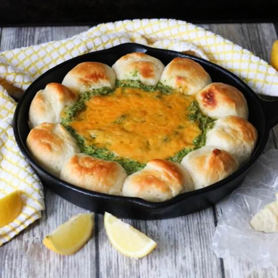 Spinach Artichoke Dip - Recipe photo by Girl Heart Food