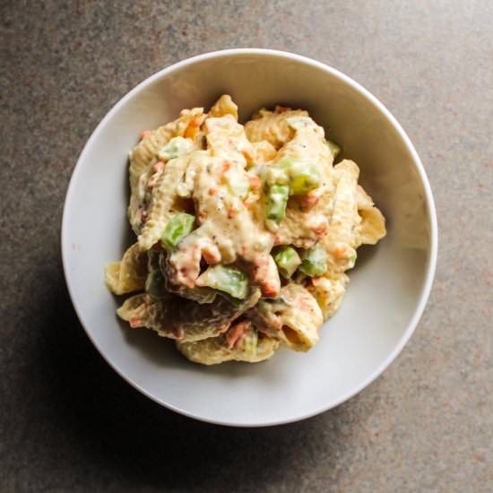 Knockoff Take-Out Pasta Salad - Recipe photo by Lisa G Cooks