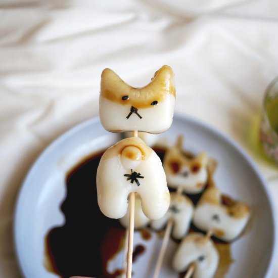 Shiba Inu Mitarashi Dango - Recipe photo by misshangrypants