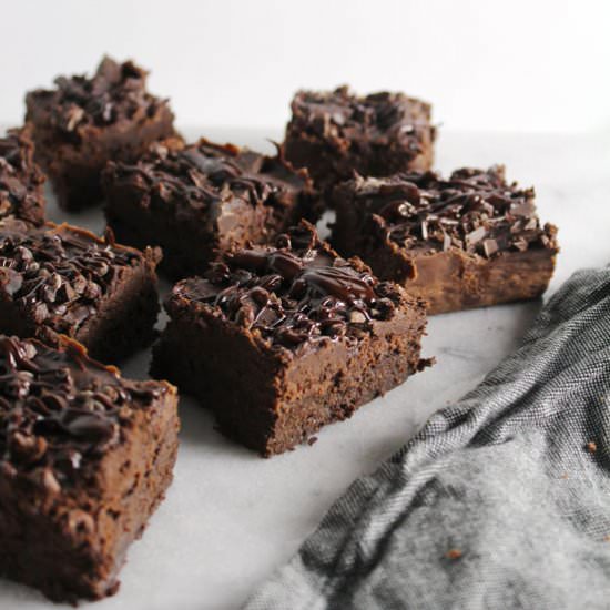 Avocado Fudge Brownies - Recipe photo by AimeeMarsLiving