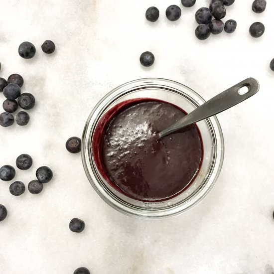 Blueberry Barbecue Sauce - Recipe photo by thirstyradish