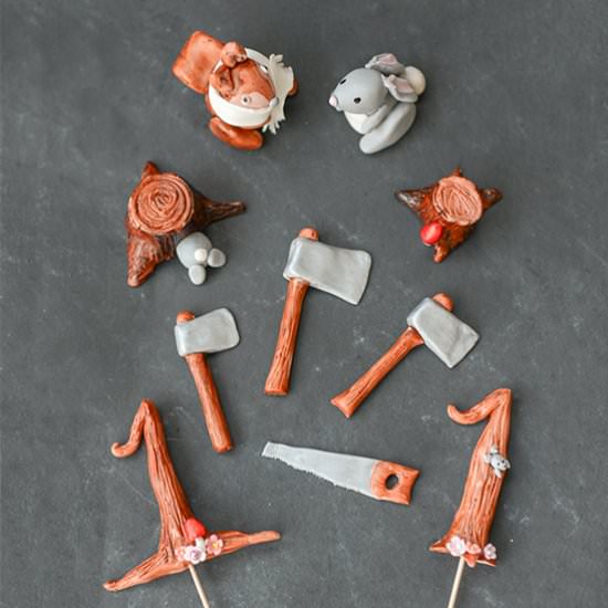 Lumberjack Cupcake Toppers - Recipe photo by tikkido