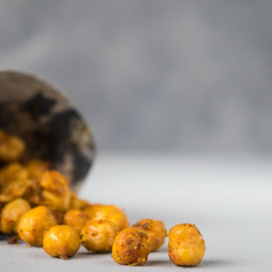 Roasted Garam Masala Chickpeas - Recipe photo by thelastcookie