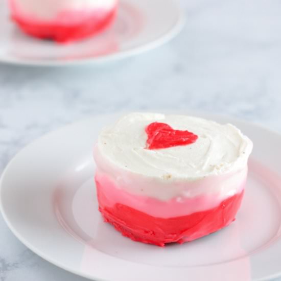 No Bake Vanilla Cheesecake for Two - Recipe photo by Chef in the Burbs