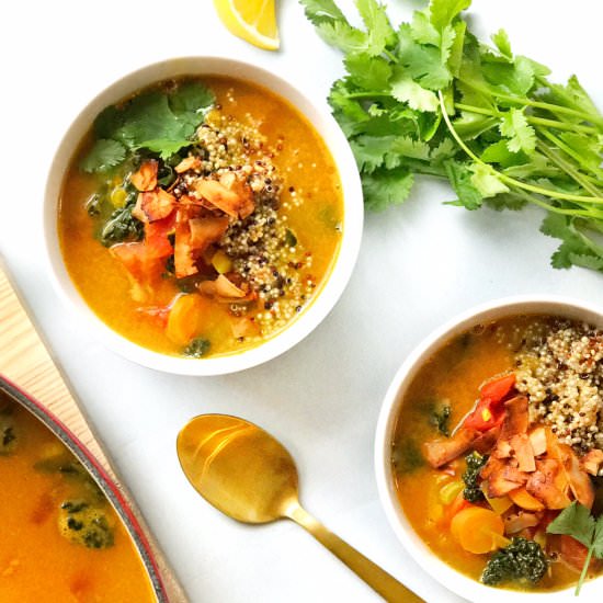 Spicy Coconut Curry Soup - Recipe photo by makingsof