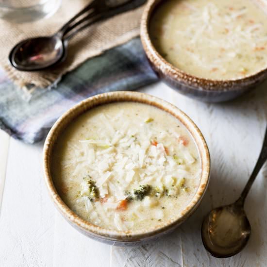 Broccoli Cheese & Potato Soup - Recipe photo by partialingredients