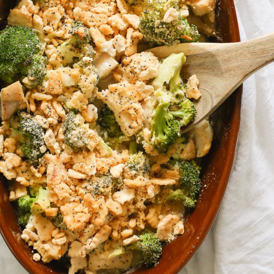 GF Chicken Poppy Seed Casserole - Recipe photo by BlessHerHeartYall