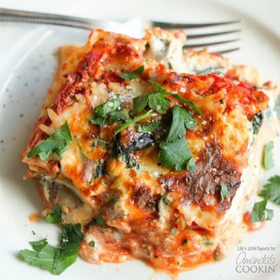 Veggie Lasagna - Recipe photo by amandascookin