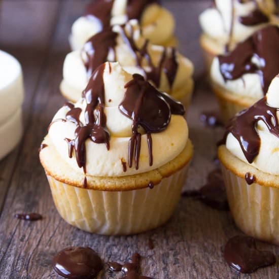 Boston Cream Pie Cupcakes - Recipe photo by taylordthurston
