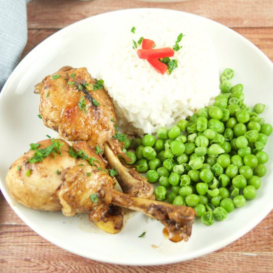 Honey Balsamic Drumsticks - Recipe photo by tiffanybendayan