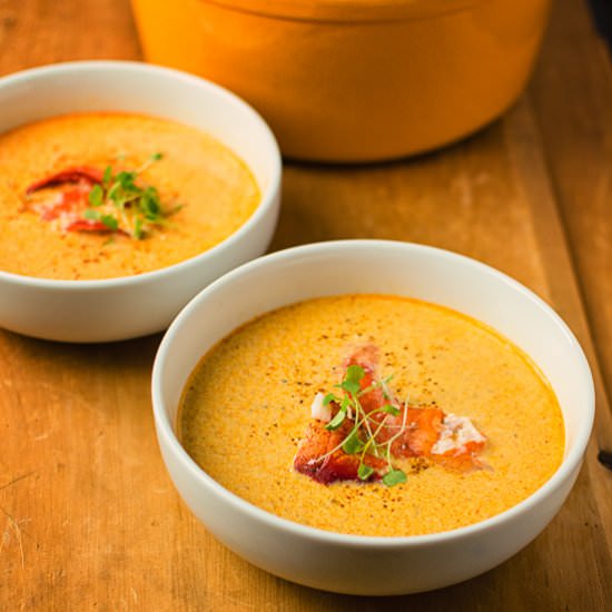 lobster bisque - Recipe photo by glebekitchen