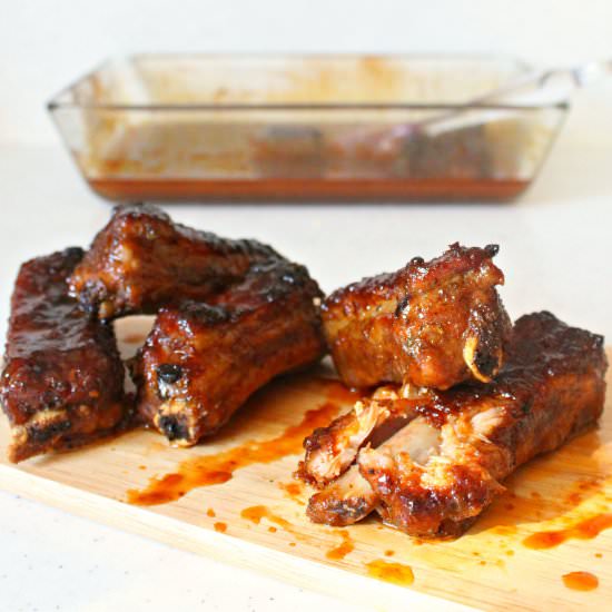 Roasted BBQ Ribs - Recipe photo by Miamivores