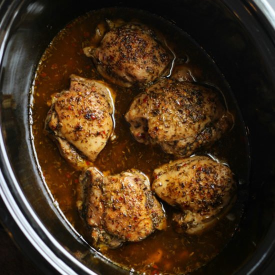 Slow Cooker Jamaican Jerk Chicken - Recipe photo by Garden in the kitchen