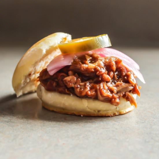 Pulled Pork Sliders - Recipe photo by Lisa G Cooks