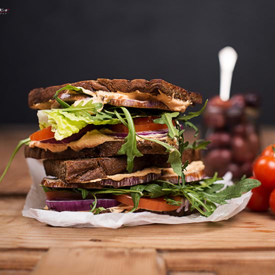 Grilled Vegetable Sandwich - Recipe photo by cookingcatrin