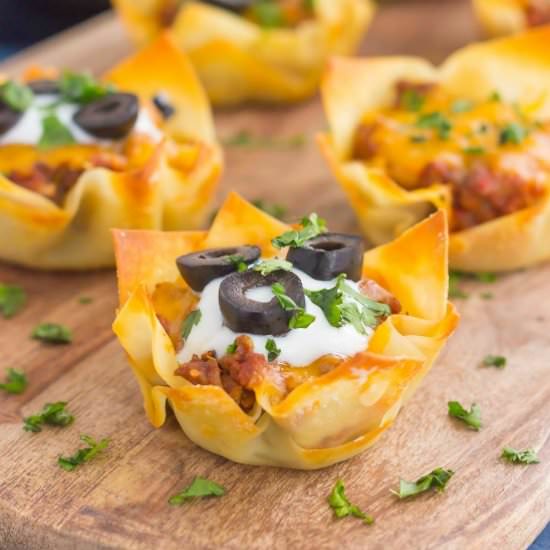 Cheesy Taco Cups - Recipe photo by pumpkinnspice