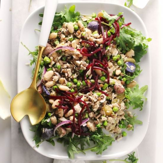 Tuna Salad with Mustard Vinaigrette - Recipe photo by AimeeMarsLiving