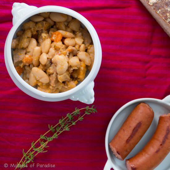 Modern French Cassoulet - Recipe photo by morselsofparadise